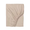 BYFT008111 BYFT TULIP Queen Fitted Sheet Beige Set of 1