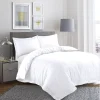 BYFT008112 BYFT TULIP Queen Duvet Cover White Set of 1 C