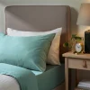 BYFT008118 BYFT TULIP Pillow Cover Sea Green Set of 1 C