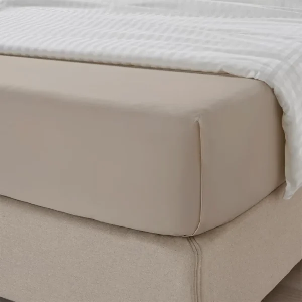 BYFT008126 BYFT TULIP King Flat Sheet Beige Set of 1 B