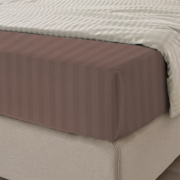 BYFT008137 BYFT TULIP Single Flat Sheet Dark Brown Set of 1 B