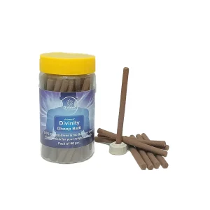 BYFT009050 D Viswa Divinity Dhoop Brown 40 Pcs