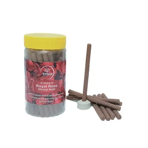 BYFT009053 D Viswa Royal Rose Dhoop Brown 40 Pcs