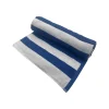 BYFT009085 BYFT Petunia Pool Towel 90 x 180 Cm 550 Gsm Royal Blue White Stripe 100% Cotton Set of 1 B