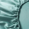 BYFT011474 BYFT Orchard Exclusive Sea Green Set of 2 King Fitted Percale 180 TC B