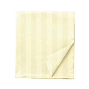 BYFT011521 BYFT Tulip Cream Set of 2 Queen Flat 1 Cm Satin Stripe Percale 300 TC