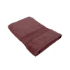 BYFT014519 BYFT Home Ultra Bath Sheet 90 x 180 Cm 550 Gsm Burgundy 100 Cotton Set of 1 A