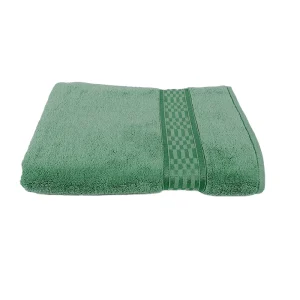 BYFT014520 BYFT Home Ultra Bath Sheet 90 x 180 Cm 550 Gsm Green 100 Cotton Set of 1