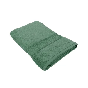 BYFT014520 BYFT Home Ultra Bath Sheet 90 x 180 Cm 550 Gsm Green 100 Cotton Set of 1 A