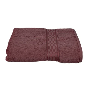 BYFT014525 BYFT Home Ultra Bath Towel 70 x 140 Cm 550 Gsm Burgundy 100 Cotton Set of 1