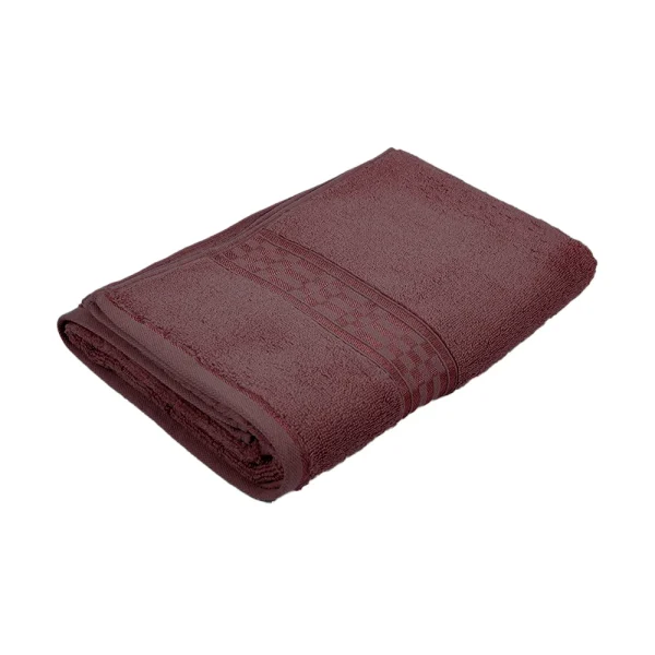 BYFT014525 BYFT Home Ultra Bath Towel 70 x 140 Cm 550 Gsm Burgundy 100 Cotton Set of 1 A