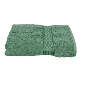 BYFT014526 BYFT Home Ultra Bath Towel 70 x 140 Cm 550 Gsm Green 100 Cotton Set of 1