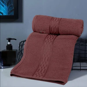 BYFT014531 BYFT Home Ultra Hand Towel 50 x 90 Cm 550 Gsm Burgundy 100 Cotton Set of 1 C