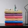 BYFT014554 BYFT Home Trendy Bath Sheet 90 x 180 Cm 550 Gsm Peach 100 Cotton Set of 1 E