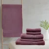 BYFT014555 BYFT Home Trendy Bath Sheet 90 x 180 Cm 550 Gsm Lavender 100 Cotton Set of 1 D