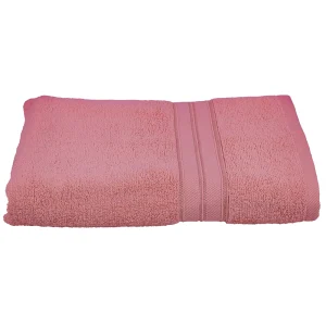 BYFT014559 BYFT Home Trendy Bath Sheet 90 x 180 Cm 550 Gsm Pink 100 Cotton Set of 1