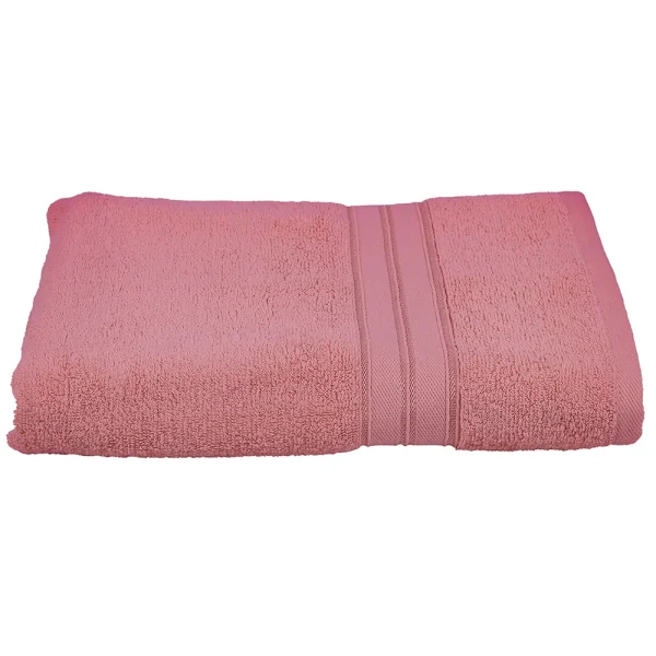 BYFT014559 BYFT Home Trendy Bath Sheet 90 x 180 Cm 550 Gsm Pink 100 Cotton Set of 1