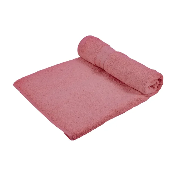 BYFT014559 BYFT Home Trendy Bath Sheet 90 x 180 Cm 550 Gsm Pink 100 Cotton Set of 1 B