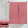 BYFT014559 BYFT Home Trendy Bath Sheet 90 x 180 Cm 550 Gsm Pink 100 Cotton Set of 1 C