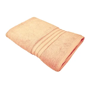 BYFT014560 BYFT Home Trendy Bath Towel 70 x 140 Cm 550 Gsm Peach 100 Cotton Set of 1 A