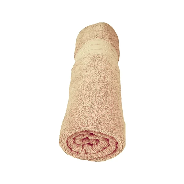 BYFT014560 BYFT Home Trendy Bath Towel 70 x 140 Cm 550 Gsm Peach 100 Cotton Set of 1 B