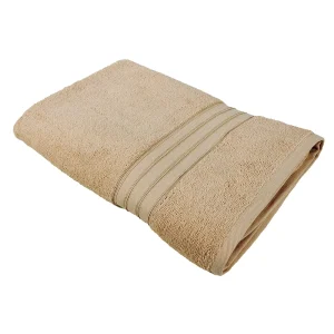 BYFT014562 BYFT Home Trendy Bath Towel 70 x 140 Cm 550 Gsm Cream 100 Cotton Set of 1 A