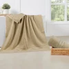 BYFT014562 BYFT Home Trendy Bath Towel 70 x 140 Cm 550 Gsm Cream 100 Cotton Set of 1 C