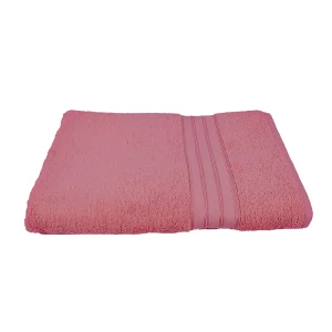 BYFT014565 BYFT Home Trendy Bath Towel 70 x 140 Cm 550 Gsm Pink 100 Cotton Set of 1