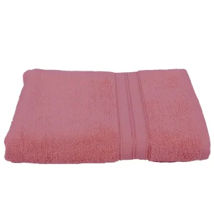 BYFT014571 BYFT Home Trendy Hand Towel 50 x 90 Cm 550 Gsm Pink 100 Cotton Set of 1