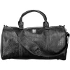 BYFT002369 CROCO BLACK Duffle Bags Black Set of 1