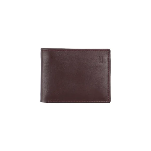 BYFT002483 Jafferjees Genuine Leather Men's Wallet Berlin   Burgundy