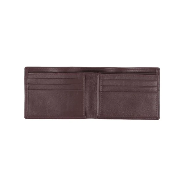BYFT002483 Jafferjees Genuine Leather Men's Wallet Berlin   Burgundy B
