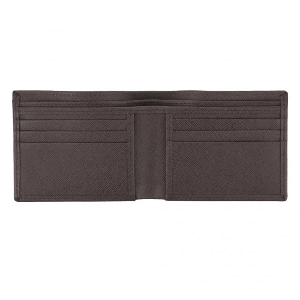 BYFT002486 Jafferjees Genuine Leather Men's Wallet Paris   Brown A
