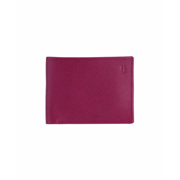 BYFT002487 Jafferjees Genuine Leather Men's Wallet Paris   Maroon