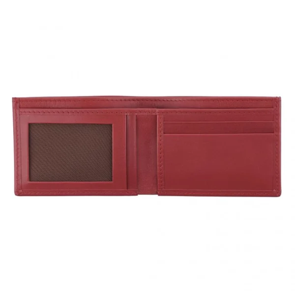 BYFT002505 Jafferjees Genuine Leather Mens Wallet Bangkok Red A