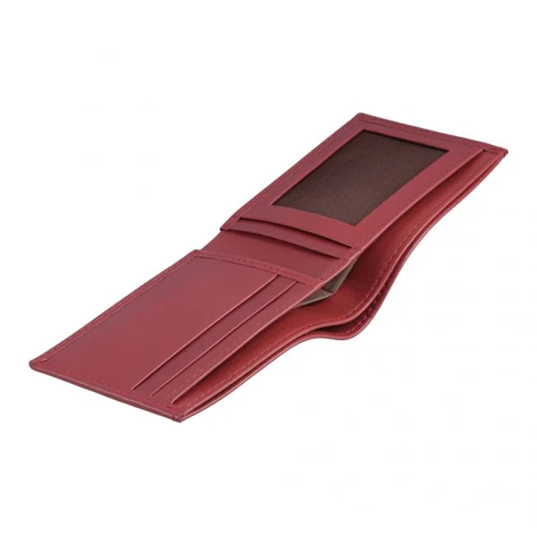 BYFT002505 Jafferjees Genuine Leather Mens Wallet Bangkok Red B