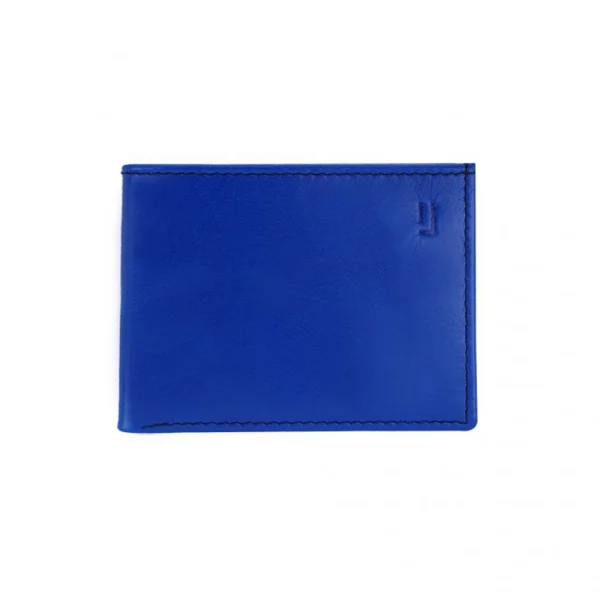 BYFT002506 Jafferjees Genuine Leather Mens Wallet Bangkok Blue