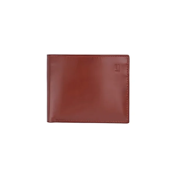 BYFT002509 Jafferjees Genuine Leather Mens Wallet Hamburg Dark Tan Gold