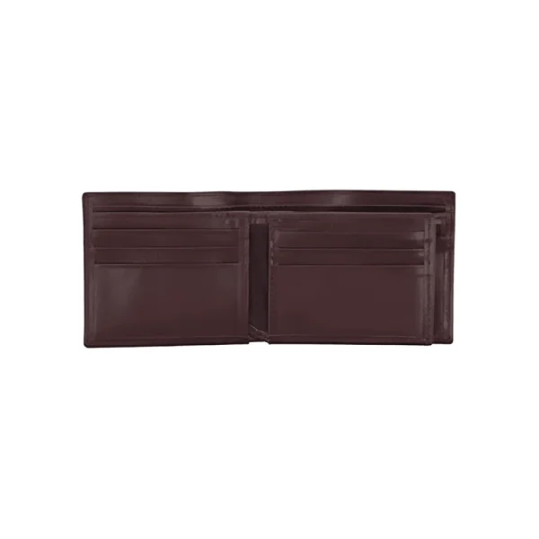 BYFT002510 Jafferjees Genuine Leather Mens Wallet Hamburg Maroon Antique B