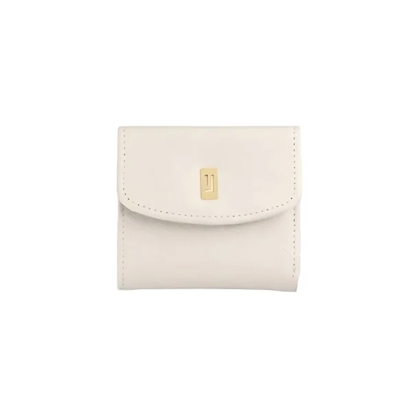 BYFT002520 Jafferjees Genuine Leather Womens Wallet The Lilac Off White Gold