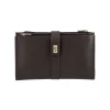 BYFT002524 Jafferjees Genuine Leather Womens Mens Wallet The Cosmos Brown Gold