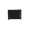 BYFT002542 Jafferjees Genuine Leather Womens Wallet The Daffodil Black Gold A