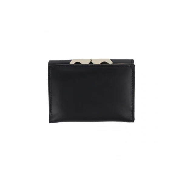 BYFT002542 Jafferjees Genuine Leather Womens Wallet The Daffodil Black Gold A