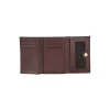 BYFT002544 Jafferjees Genuine Leather Womens Wallet The Daffodil Burgundy Gold B