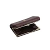 BYFT002544 Jafferjees Genuine Leather Womens Wallet The Daffodil Burgundy Gold C