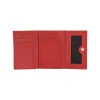 BYFT002546 Jafferjees Genuine Leather Womens Wallet The Daffodil Red Gold B