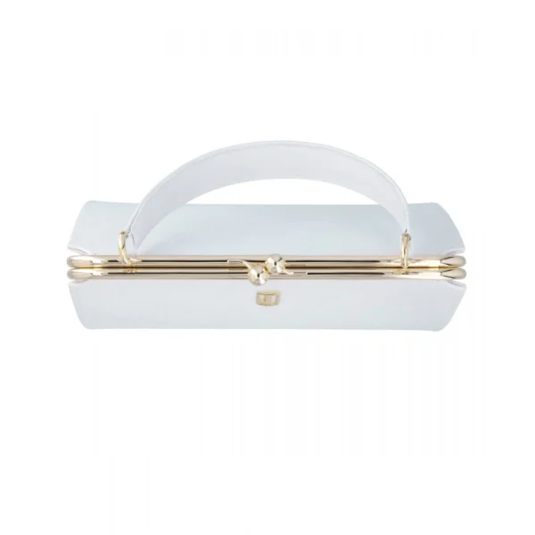 BYFT002555 Jafferjees Genuine Leather Womens Handbag The Sukan White Gold A