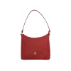 BYFT002572 Jafferjees Genuine Leather Womens Handbag The Blazing Star Red Gold