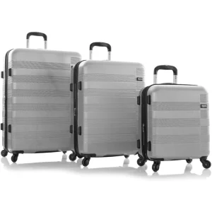 BYFT002823 RUNWAY Rolling Luggage Silver Set of 3