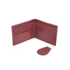 BYFT004990 Jafferjees Genuine Leather Men's Wallet Set Easter Island   Maroon A